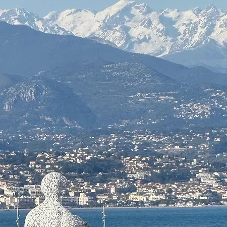 Sud In Mit Pool- Meer- Und Alpenblick * Antibes